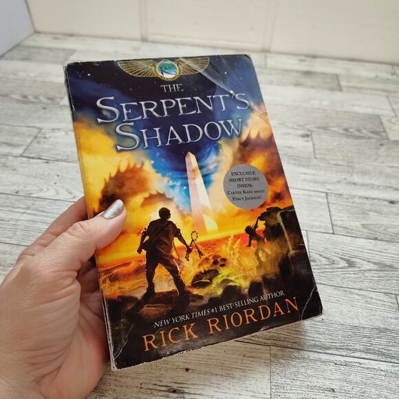Serpent's Shadow by Rick Riordan Book Three Scholastic YA Paperback Novel PB - Picture 1 of 11
